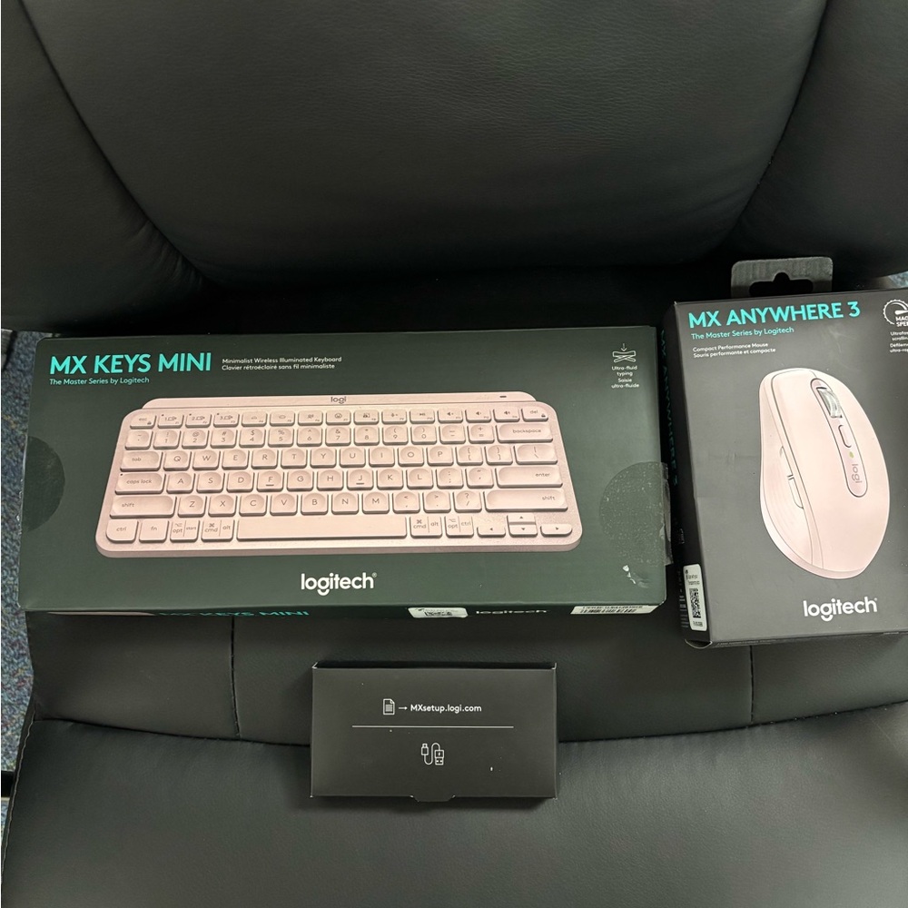 Logitech Wireless MX Mini Keyboard and Wireless MX Anywhere Mouse